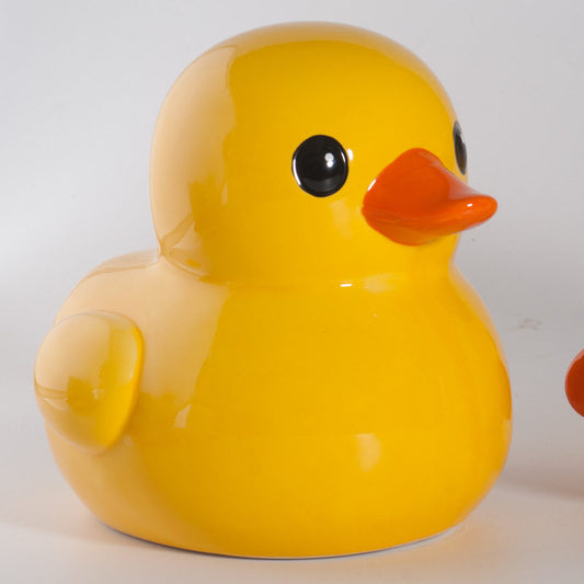 Ceramic Lucky Fowl Bank front