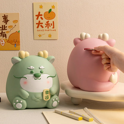 Dragon Blessing Bank coin slot