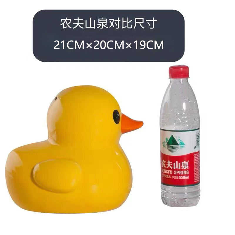 Ceramic Lucky Fowl Bank living room